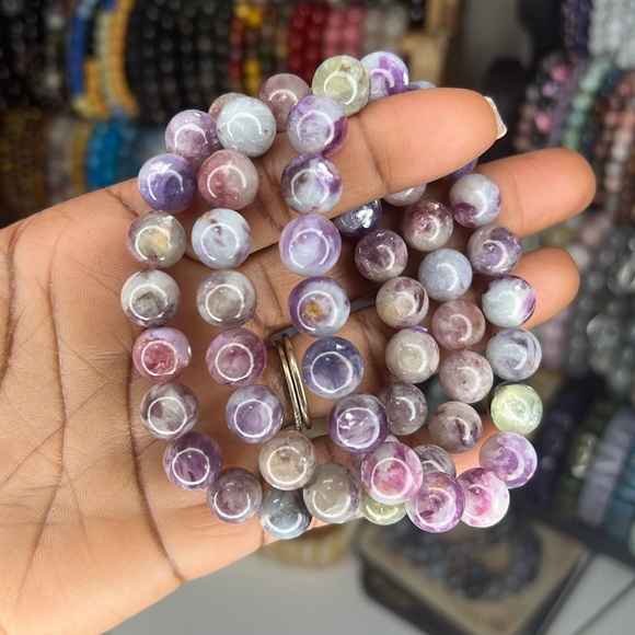 COPY - Colorful mica bracelet 10mm - Picture 1 of 1